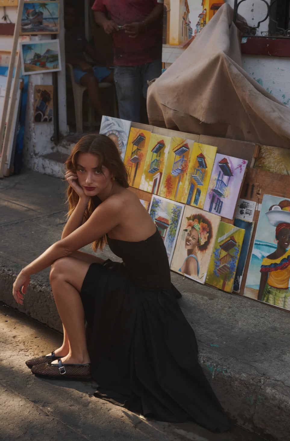 Kittie Maxi Dress - Noir