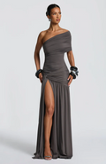 MONICA MAXI DRESS - CHARCOAL